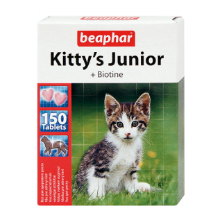 Beaphar Kitty's Junior Витамины в виде лакомства для котят 150таб