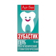 Зубастик Гель стоматологический для обработки полости рта 15мл