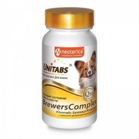Unitabs "Brewers Complex" витамины для мелких собак с пивными дрожжами 100таб  