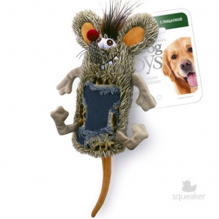 GiGwi Игрушка для собак Мышь с большой пищалкой 