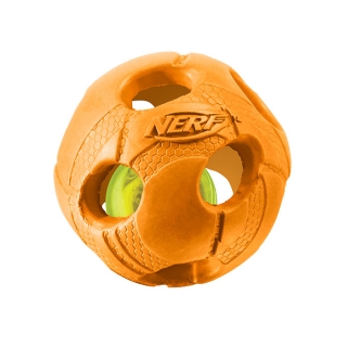 Nerf Dog Мяч светящийся, 9см, резина