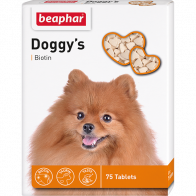 Beaphar Doggy's Biotine Витамины с биотином в виде лакомства для собак 75таб