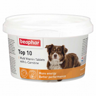 Beaphar Top10 Мультивитамины с L-карнитином для собак 180таб