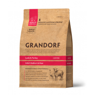 GRANDORF сухой корм для взрослых собак средних и крупных пород с ягненком и индейкой