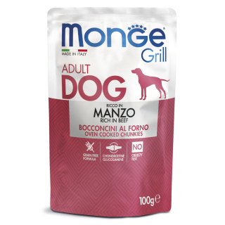 Monge Dog Grill влажный корм для собак с говядиной, 100 г
