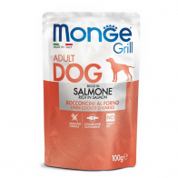 Monge Dog Grill влажный корм для собак с лососем, 100 г 