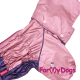 Дождевик для собак мелких пород ForMyDogs, розово-фиолетовый, для девочек, размер 10/XS