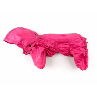 Дождевик "Дутик" для собак малых пород Zooavtoritet, розовый, унисекс, размер S