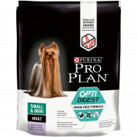 Pro Plan Optidigest сухой корм для собак мелких пород с чувствительным пищеварением, с индейкой, 700 г
