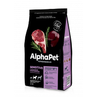 AlphaPet WOW Superpremium cухой корм для собак средних пород с чувствительным пищеварением, 2 кг