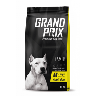 Grand Prix Large Adult сухой корм для взрослых собак крупных пород, с ягненком, 12 кг