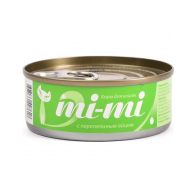 Mi-Mi консервы для кошек и котят с тунцом и перепелиным яйцом, 80 г