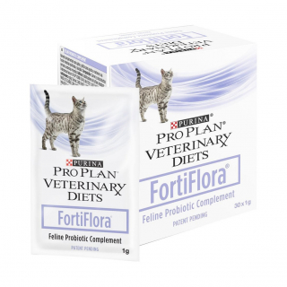 Purina Pro Plan Veterinary Diets FortiFlora пробиотическая добавка для кошек, 1 пакетик (1 г)
