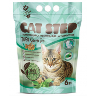 Cat Step Tofu Green Tea комкующийся растительный наполнитель для кошачьих туалетов