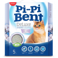 Pi-Pi-Bent Deluxe Clean Cotton комкующийся наполнитель для кошачьих туалетов, 5 кг