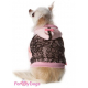 Розовая куртка с кружевом для собак небольших пород ForMyDogs, размер 16/L