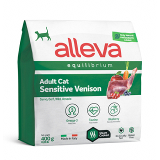 Alleva Equilibrium Sensitive Venison. Сухой корм для взрослых кошек с олениной