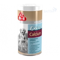 8in1 Excel Calcium Добавка с кальцием и фосфором для щенков и взрослых собак, 470таб